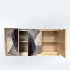 Credenza policroma Pittura Tre di Mascia Meccani