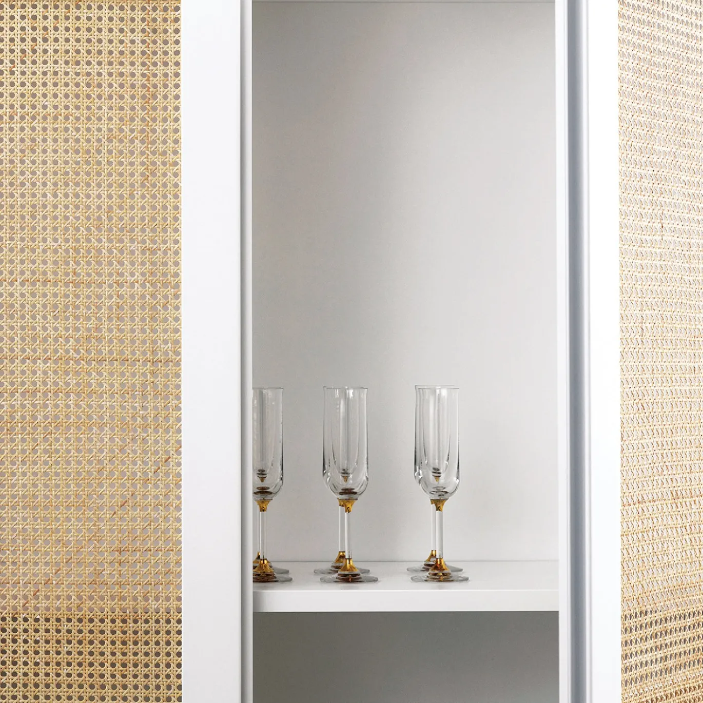Credenza Quisisana Medio in Paglia di Vienna della Collezione Riviera
