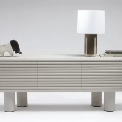 Credenza Scala bianca a 3 ante