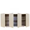 Credenza scanalata a 4 ante Boccadarno Nove di Meccani Studio