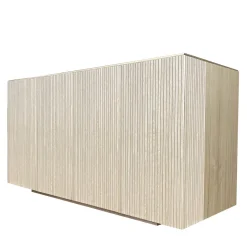 Credenza scanalata a 4 ante Boccadarno Nove di Meccani Studio