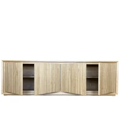 Credenza scanalata a 4 ante Fuga Bassa di Mascia Meccani