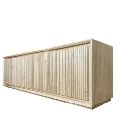 Credenza scanalata a 4 ante Fuga Bassa di Mascia Meccani