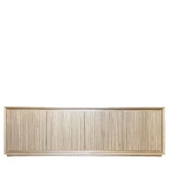 Credenza scanalata a 4 ante Fuga Bassa di Mascia Meccani