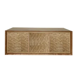 Credenza Scolpita a parete intagliata a 3 ante di Mascia Meccani