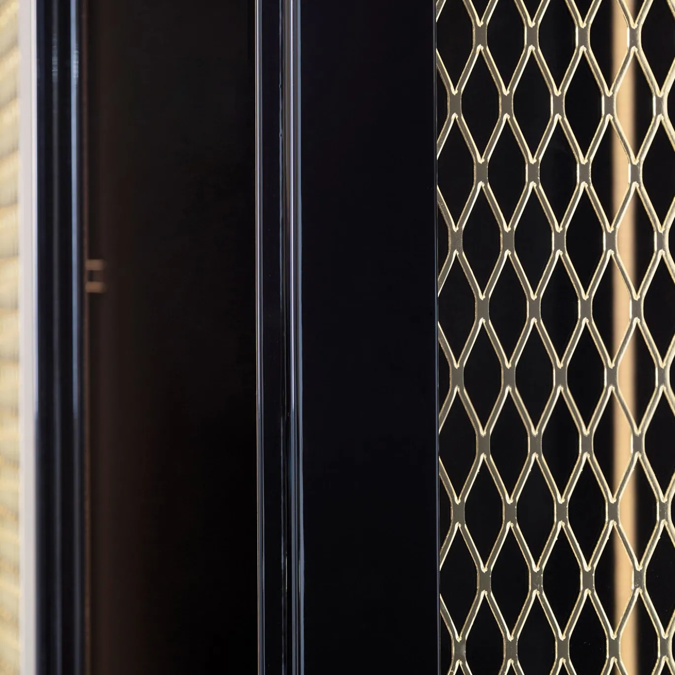 Credenza Soho In laccato nero lucido