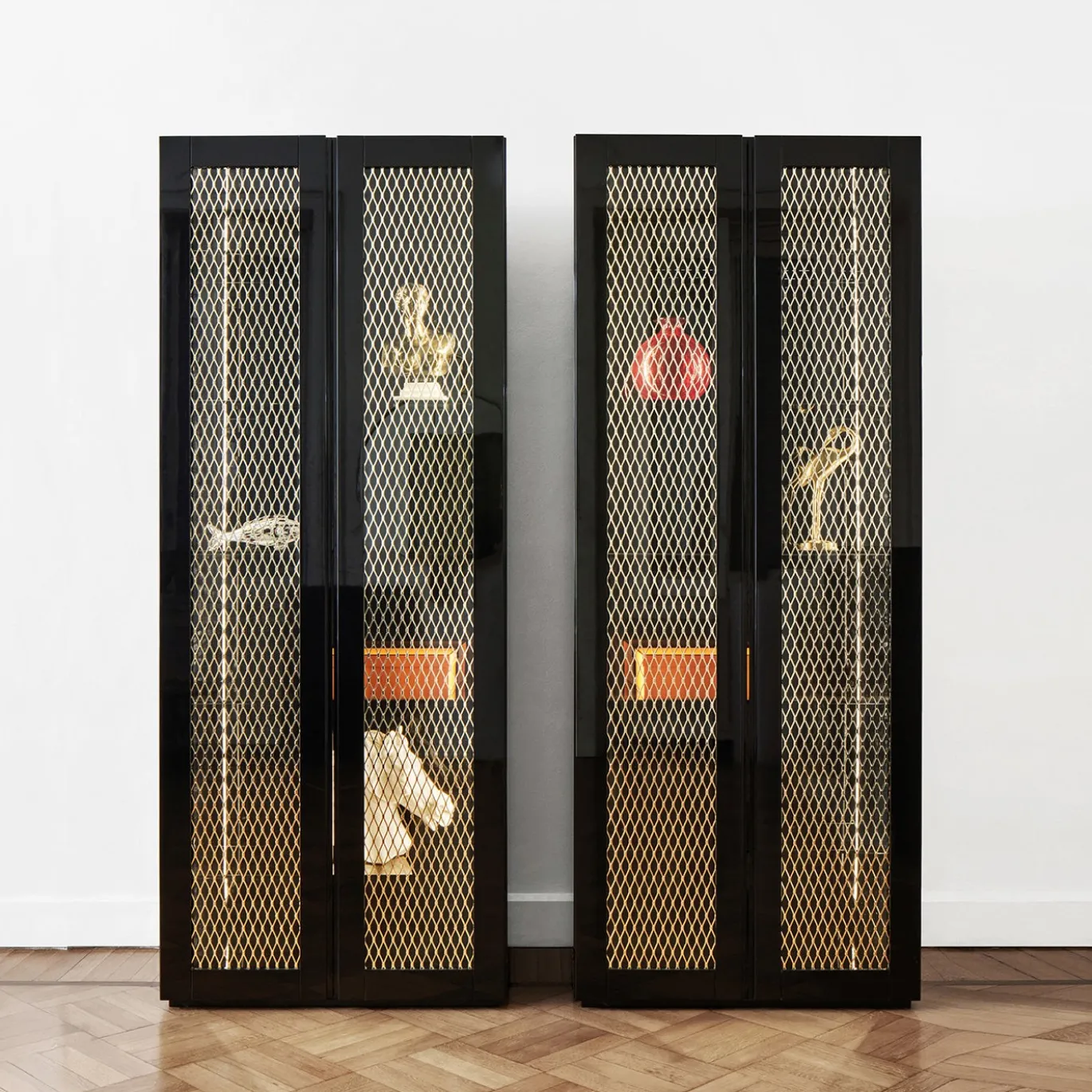 Credenza Soho In laccato nero lucido