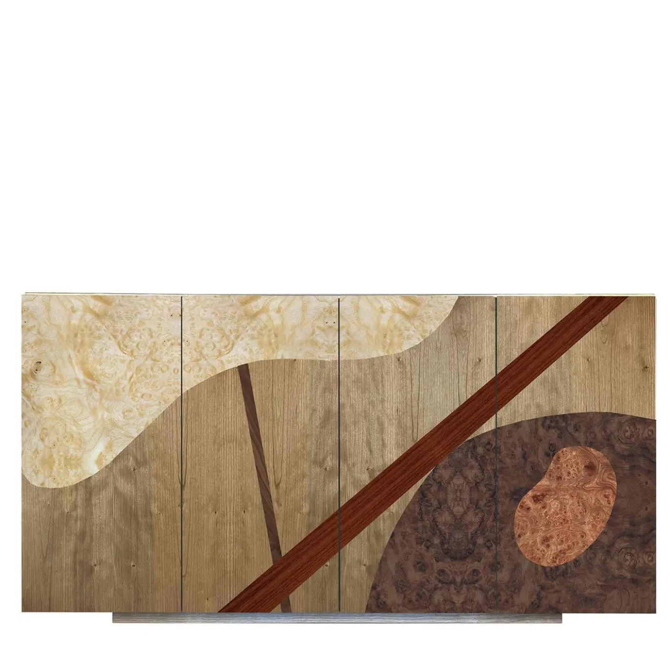 Credenza Tarsia Ts1 4 porte di Mascia Meccani