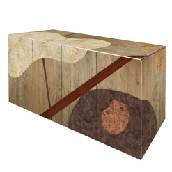 Credenza Tarsia Ts1 4 porte di Mascia Meccani