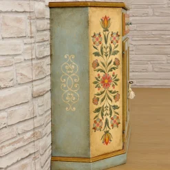 Credenza tirolese del '700 dipinta a mano Tirolesi