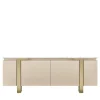 Credenza Toscana in pelle beige