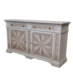 Credenza Toscano '500 Rosa dei Venti laccata bicolore