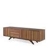Credenza Vertigo in Noce Policromo Intarsiato