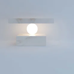 CS Tavolino luminoso in calacatta
