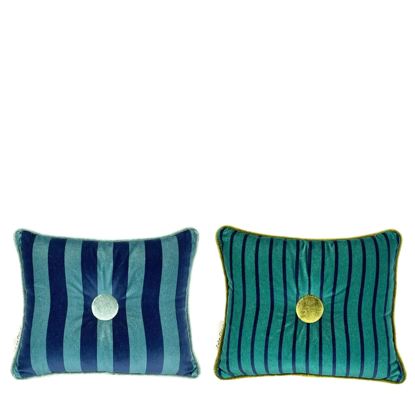Cuscini Sweet Pillow Blu Baltico e Verde Pavone
