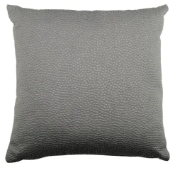 Cuscino Carrè argentato quadrato in Dry Galuchat Jacquard Fabric