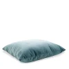 Cuscino Carrè Azzurro in Velluto di Cotone