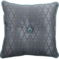 Cuscino Carré in tessuto jacquard a righe