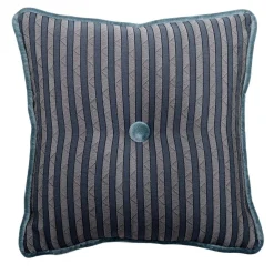 Cuscino Carré in tessuto jacquard a righe