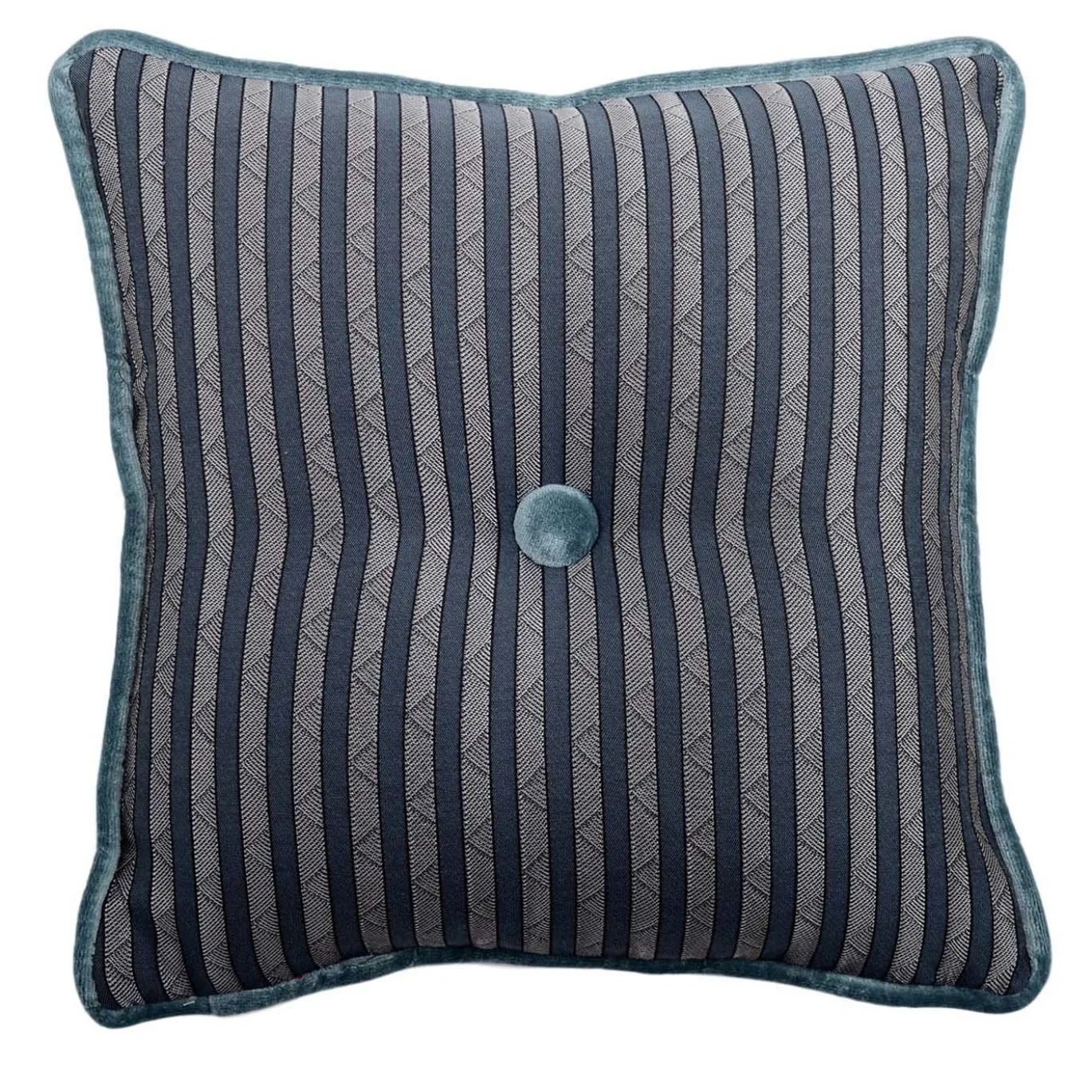Cuscino Carré in tessuto jacquard a righe