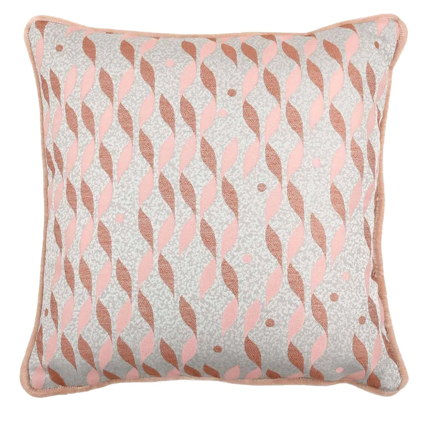 Cuscino Carrè in tessuto jacquard Talia