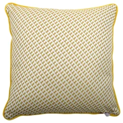 Cuscino Carrè in tessuto jacquard Pied-De-Poule
