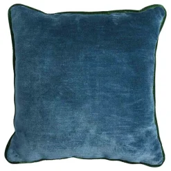 Cuscino Carrè verde in tessuto jacquard a righe