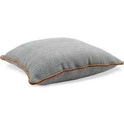 Cuscino decorativo Carrè in tessuto jacquard e velluto di seta