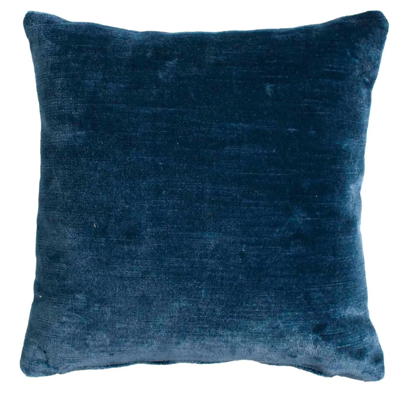 Cuscino decorativo quadrato blu e oro