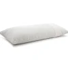 Cuscino Decorativo Rettangolare Bianco con Banda