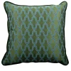 Cuscino Emerald Carré in tessuto jacquard