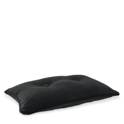 Cuscino Extra Rettangolare in Velluto di Cotone Nero