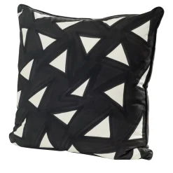 Cuscino Geo bianco e nero