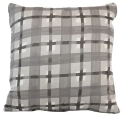 Cuscino grigio Scozzesone