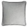 Cuscino in lino grigio Happy