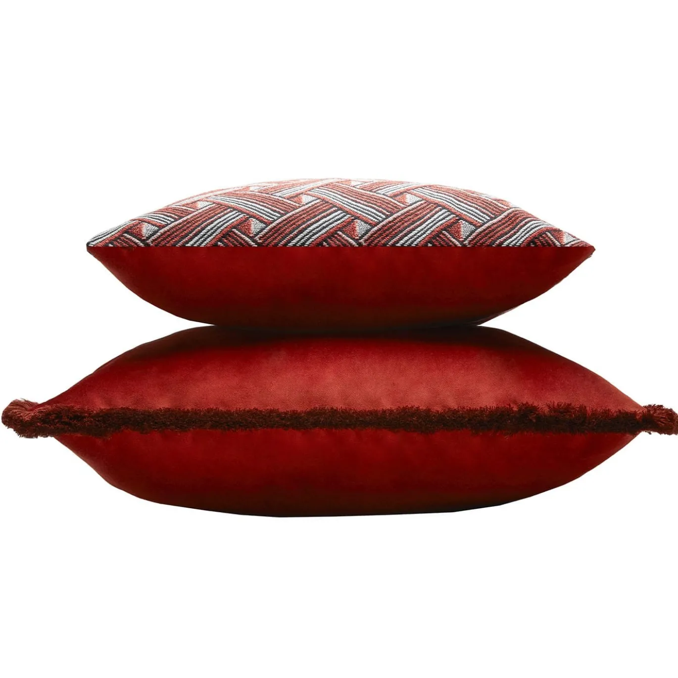 Cuscino in velluto Brick della Major Collection