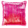 Cuscino in velluto rosa