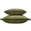 Cuscino in velluto verde Major Collection
