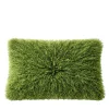 Cuscino Limen in lana di agnello Kalgan verde oliva