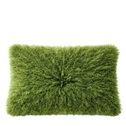 Cuscino Limen in lana di agnello Kalgan verde oliva
