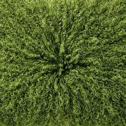 Cuscino Limen in lana di agnello Kalgan verde oliva