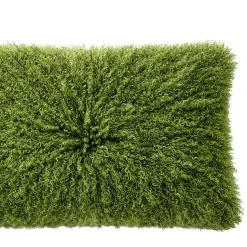 Cuscino Limen in lana di agnello Kalgan verde oliva