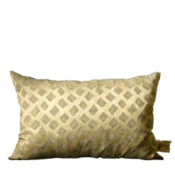 Cuscino Lusinga Gold in lino e viscosa