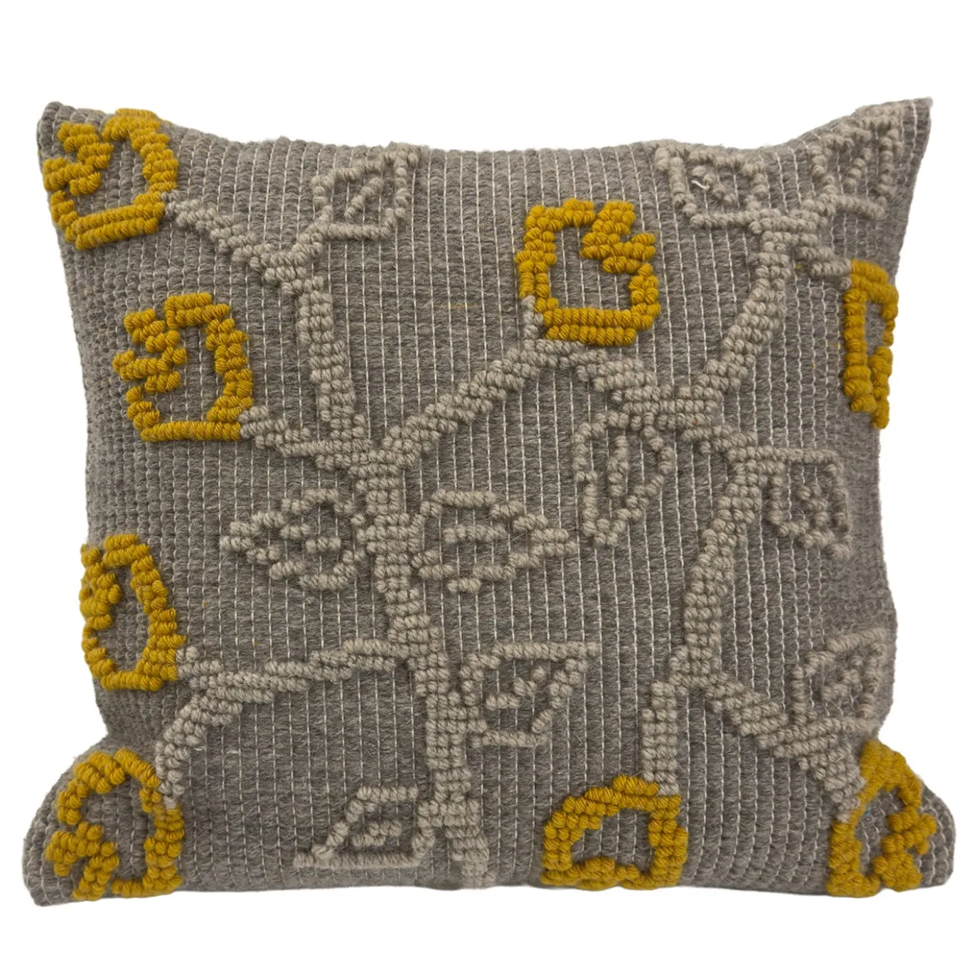 Cuscino Mirto Jacquard Grigio