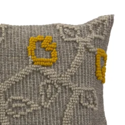 Cuscino Mirto Jacquard Grigio