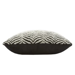 Cuscino nero zebrato