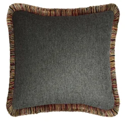 Cuscino quadrato Mongolia grigio scuro