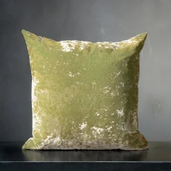 Cuscino quadrato Osmonde in velluto verde