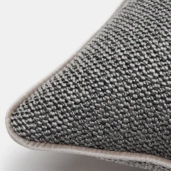 Cuscino quadrato Sereno con bordo grigio