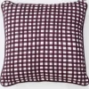 Cuscino Quadretti Maroon